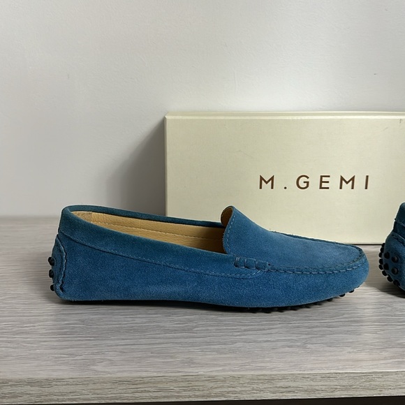 NIB M. Gemi Suede Driver Moccasin, Size 39.5 (9.5) - Picture 2 of 9